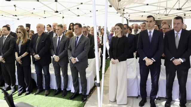 Αγιασμός θεμελίων νέου κτηριακού συγκροτήματος στο Αττικόν - Δωρεά Ιδρύματος Σταύρος Νιάρχος
