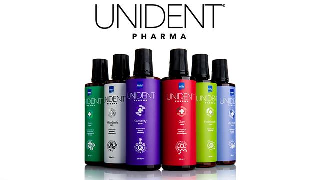 Νέα σειρά UNIDENT PHARMA Care Mouthwashes από την InterMed