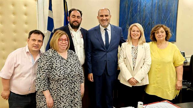 Συνάντηση ΠΟΣΣΑΣΔΙΑ με τον Υφυπουργό Εθνικής Οικονομίας και Οικονομικών, κ. Δημήτρη Μαρκόπουλο