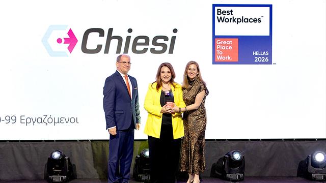 Η Chiesi Hellas ανάμεσα στις κορυφαίες εταιρείες για εργασία στην Ελλάδα