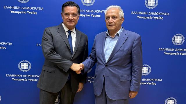 Συνάντηση Γεωργιάδη - Βαλτά για το πρόγραμμα Αντιμετώπισης της Παχυσαρκίας