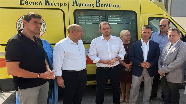 Στ. Πουλής: Παραδώσαμε νέο ασθενοφόρο στον Δήμο Μεγαρέων