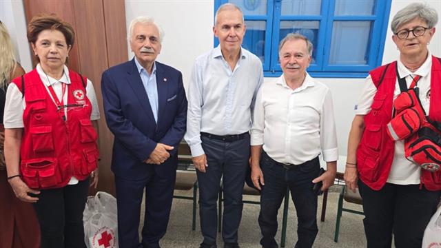 ΕΕΣ: Δωρεά φαρμακευτικού υλικού, τροφίμων και ειδών προσωπικής υγιεινής σε οπλίτες και πολίτες της ακριτικής Ψέριμου