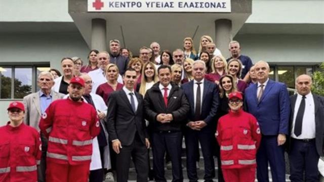 Εγκαίνια του Κέντρου Υγείας Ελασσόνας από τον υπουργό Υγείας