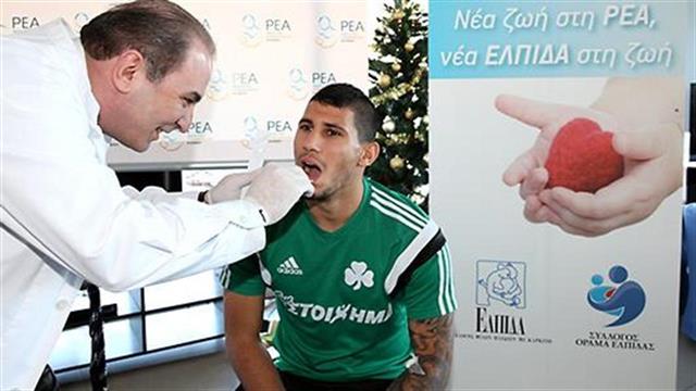Δότες μυελού των οστών έγιναν οι ποδοσφαιριστές του Παναθηναϊκού