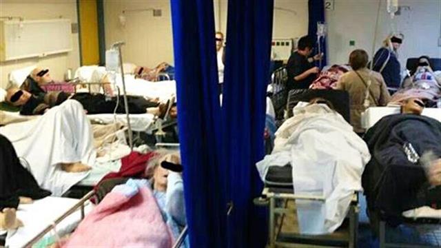 Εικόνα αποδιοργάνωσης στα νοσοκομεία, την ώρα που η γρίπη βρίσκεται στο απόγειό της