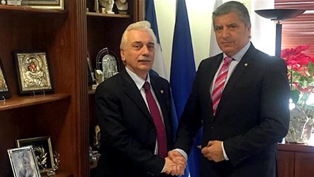 Συνάντηση Προέδρου ΚΕΔΕ Γ. Πατούλη με Πρόεδρο ΕΕΣ Α. Αυγερινό για το προσφυγικό