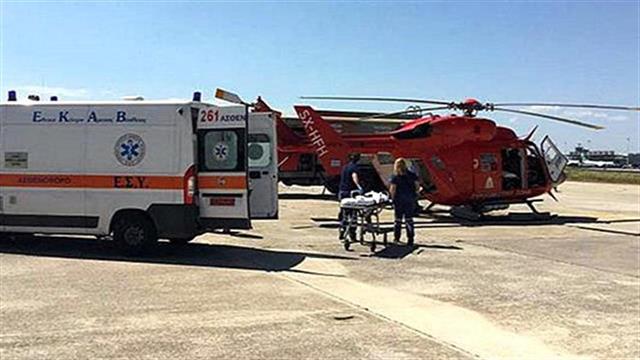 "Εναέρια" επιχειρησιακή ετοιμότητα του ΕΚΑΒ σε Χαλκιδική & Κ. Μακεδονία