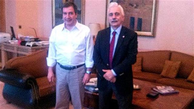 Συνάντηση Προέδρου Ελληνικού Ερυθρού Σταυρού με τον Δήμαρχο Αθηναίων