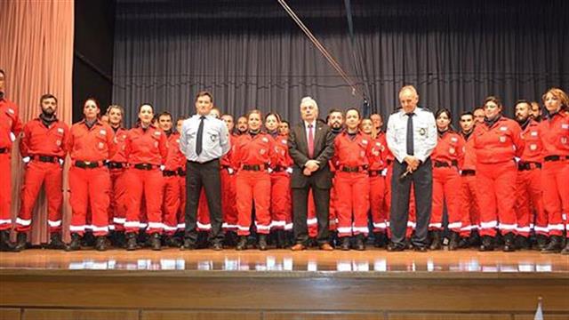 Τελετή απονομής πτυχίων σε εθελοντές του Σώματος Σαμαρειτών