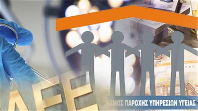 Στα 2,4 δισ. ευρώ οι οφειλές των Ταμείων προς τον ΕΟΠΥΥ – 815,6 εκατομμύρια το εννεάμηνο του 2016