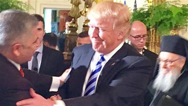 Στο Λευκό Οίκο στην εκδήλωση που διοργάνωσε ο Αμερικανός Πρόεδρος Ν. Τραμπ ο Πρόεδρος του Ι.Σ.Α. Γ. Πατούλης