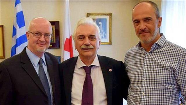 Συνάντηση του Προέδρου του ΕΕΣ  με τον Επικεφαλής των Ευρωπαϊκών Επιχειρήσεων της IFRC για το μεταναστευτικό