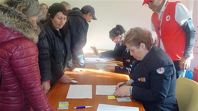 Διανομή τροφίμων στο Περιφερειακό Τμήμα Ε.Ε.Σ. Θεσσαλονίκης