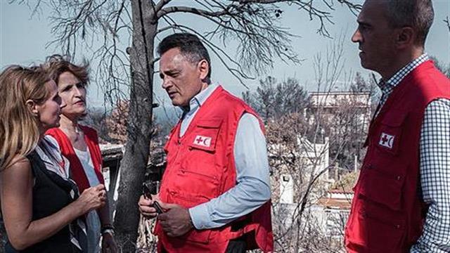 Ο Περιφερειακός Διευθυντής της Διεθνούς Ομοσπονδίας Συλλόγων Ερυθρού Σταυρού και Ερυθράς Ημισελήνου για την Ευρώπη στην Αθήνα