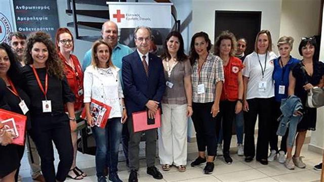 Επίσκεψη Προέδρου Ε.Ε.Σ. στα Περιφερειακά Τμήματα Ε.Ε.Σ. Λάρισας και Κατερίνης, καθώς και στο Πολυδύναμο Κέντρο Προσφύγων Θεσσαλονίκης