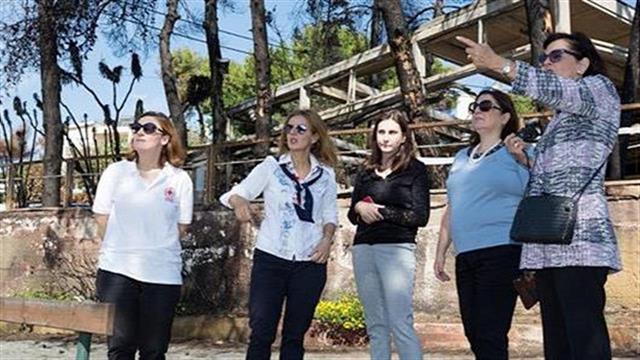 Επίσκεψη της Προέδρου και της Γενικής Διευθύντριας του Κυπριακού Ερυθρού Σταυρού στα Κεντρικά Γραφεία του ΕΕΣ