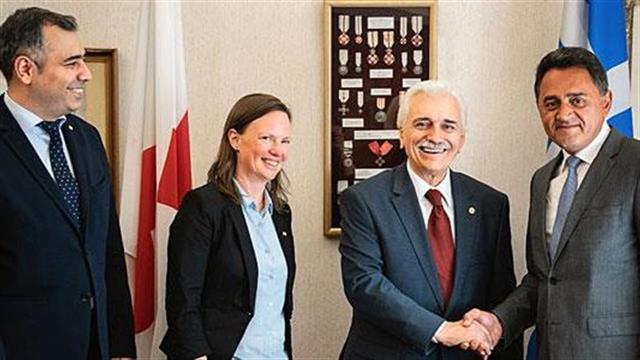 Συνάντηση Προέδρου Ε.Ε.Σ. με υψηλόβαθμα στελέχη της Διεθνούς Ομοσπονδίας Συλλόγων Ερυθρού Σταυρού και Ερυθράς Ημισελήνου