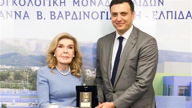 Επίσκεψη Υπουργού Υγείας Βασίλη Κικίλια στην Ογκολογική Μονάδα Παίδων "Μαριάννα Β. Βαρδινογιάννη - Ελπίδα"