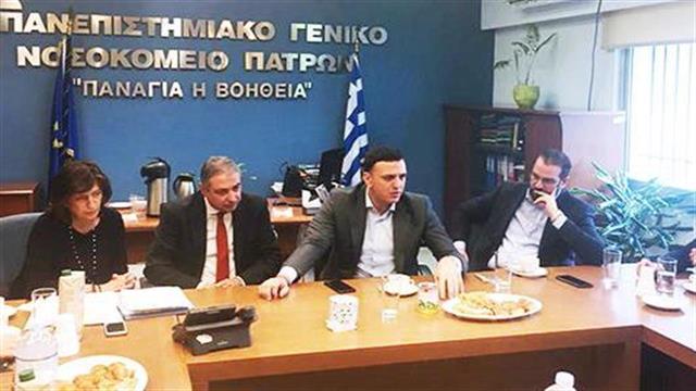 Βασίλης Κικίλιας: Επαναλειτουργεί η Θωρακοχειρουργική κλινική του Πανεπιστημιακού Πάτρας