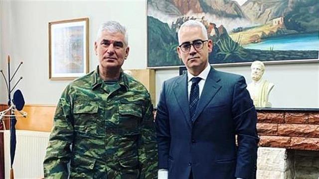 Με τον Διοικητή της ΣΜΥ, για τον Κοροναϊό,  ο Χρίστος Λιάπης  ﻿