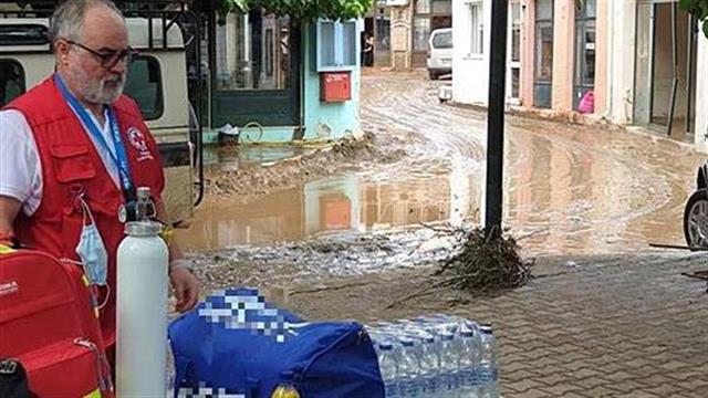 Στην πληγείσα Εύβοια ο Ελληνικός Ερυθρός Σταυρός