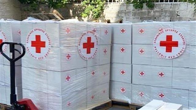 Εν πλω προς τον Λίβανο η ανθρωπιστική βοήθεια του Ελληνικού Ερυθρού Σταυρού