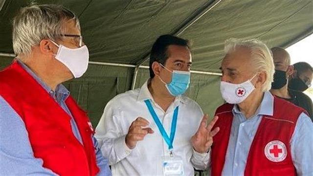 Επίσκεψη Προέδρου του Ελληνικού Ερυθρού Σταυρού στη Λέσβο