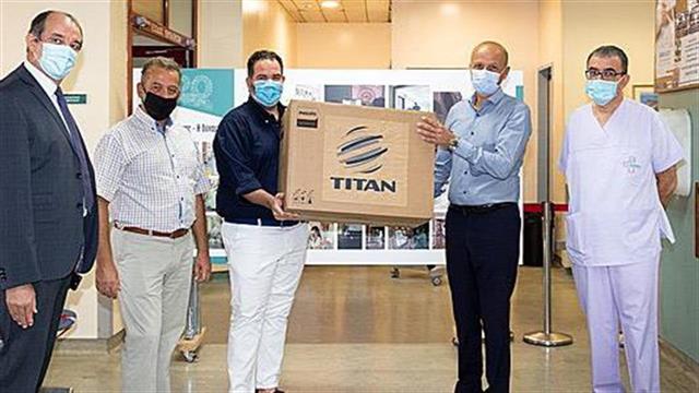 Δωρεά μόνιτορ στη ΜΕΘ του ΓΝ Παπαγεωργίου από την ΤΙΤΑΝ