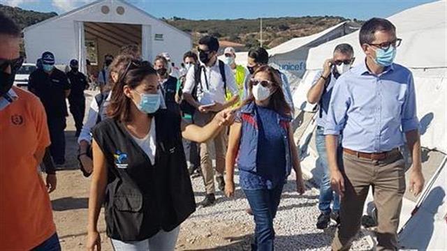 Επίσκεψη Υφυπουργού Υγείας Ζωής Ράπτη στο Κέντρο Υποδοχής και Ταυτοποίησης Λέσβου