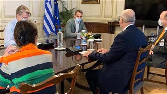 Συνάντηση Μητσοτάκη με τον CEO της Boehringer Ingelheim