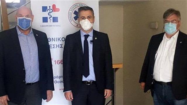 Επίσημη έναρξη λειτουργίας του Παραρτήματος Κέντρου Επιχειρήσεων Υγείας του ΕΚΑΒ στη Βόρεια Ελλάδα