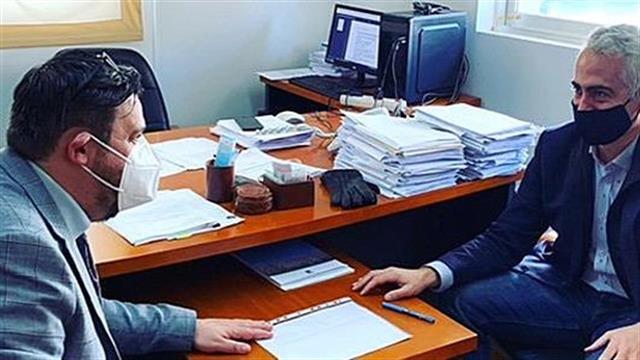 Με τον Διοικητή του Γενικού Νοσοκομείου Λάρισας, Γρηγόρη Βλαχάκη, συναντήθηκε ο Πρόεδρος του ΚΕΘΕΑ Χρίστος Λιάπης