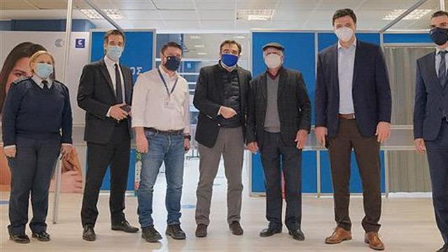 Επίσκεψη του Υπουργού Υγείας Β. Κικίλια και του Αντιπροέδρου της Ε.Ε Μ. Σχοινά, στον Προμηθέα