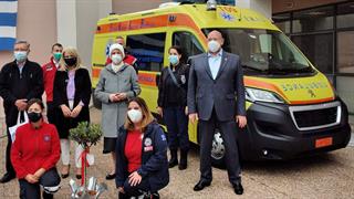 Δωρεά ασθενοφόρου για το Παράρτημα του ΕΚΑΒ Θεσσαλονίκης