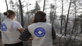 Οι  Γιατροί του Κόσμου στο πλευρό των πυρόπληκτων