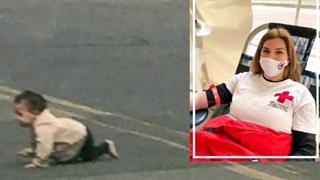 Εθελόντρια του Ε.Ε.Σ. διέσωσε βρέφος που βρέθηκε μόνο του σε κεντρικό δρόμο της Ελασσόνας