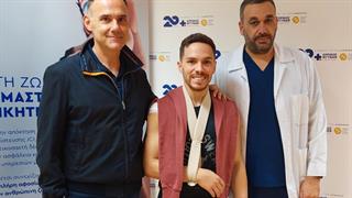 Σε αρθροσκόπηση ώμου υποβλήθηκε στο Ερρίκος Ντυνάν  ο Ολυμπιονίκης Λευτέρης Πετρούνιας