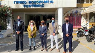 Επίσκεψη της Υφυπουργού Υγείας Ζωής Ράπτη στο Ρέθυμνο και στο Αρκαλοχώρι Ηρακλείου