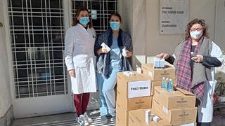 Άσυλο Ανιάτων: Δωρεά προϊόντων προσωπικής υγιεινής από τη FREZYDERM