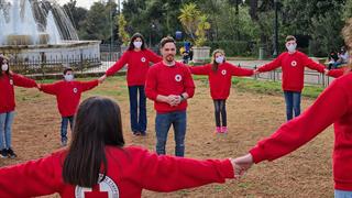 ''Αγγελιοφόρος'' της Νεότητας του Ελληνικού Ερυθρού Σταυρού ο χρυσός Ολυμπιονίκης Λευτέρης Πετρούνιας