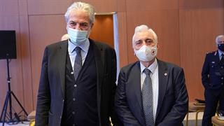Ο Πρόεδρος του Ελληνικού Ερυθρού Σταυρού συναντήθηκε με τον Υπουργό  Κλιματικής Κρίσης και Πολιτικής Προστασίας