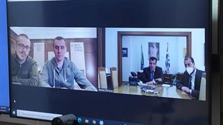 Τηλεδιάσκεψη Υπουργού Υγείας Θάνου Πλεύρη με τον Ουκρανό ομόλογό του Victor Liashko