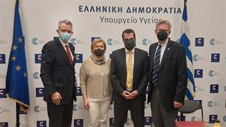 Συνάντηση του Υπουργού Υγείας Θάνου Πλεύρη με τον Πρέσβη των ΗΠΑ και αντιπροσωπεία του Κογκρέσου