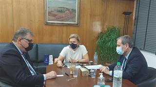 Συνάντηση του προέδρου του ΠΙΣ με την αναπληρώτρια υπουργό Υγείας