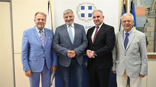 Επίσκεψη του Προέδρου του Ελληνικού Ιατρικού Συλλόγου της Μελβούρνης στον ΙΣΑ