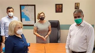 Επίσκεψη της Αναπληρώτριας Υπουργού Υγείας Μίνας Γκάγκα σε νοσοκομεία του Νομού Ηλείας