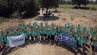 Δενδροφύτευση από την Chiesi Hellas σε συνεργασία με τον Δήμο Τρικκαίων