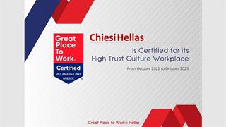 Η Chiesi Hellas έλαβε την πιστοποίηση Great Place to Work® για το 2022