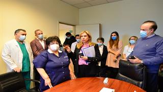 Επίσκεψη  Υφυπουργού Υγείας Ζωής Ράπτη στο Γενικό Ογκολογικό Νοσοκομείο Κηφισιάς ‘’Οι Άγιοι Ανάργυροι’’